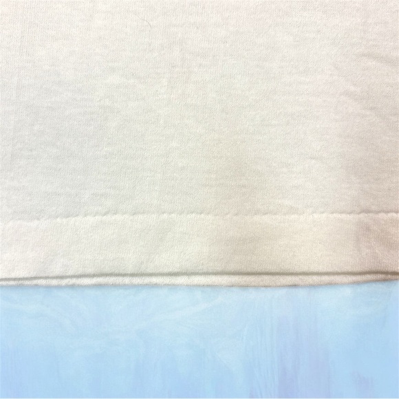 VTG Single Stitch White Graphic T-Shirt with Bold Text Men’s L - Picture 4 of 9